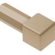 QUADEC Coin intérieur/extérieur 90° PVC Beige clair 5/16" (8 mm)