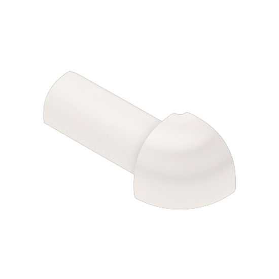 RONDEC Outside Corner 90° - PVC Plastic White 3/8" (10 mm) 