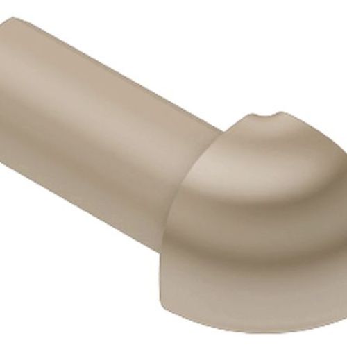 Schluter - RONDEC Outside Corner 90° - PVC Plastic Light Beige 1/2
