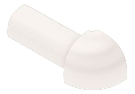 RONDEC Outside Corner 90° - PVC Plastic White 1/2" (12.5 mm)