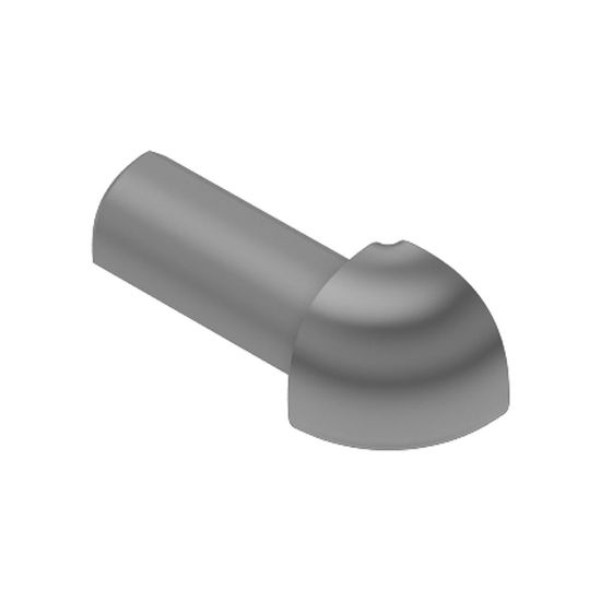 RONDEC Outside Corner 90° - PVC Plastic Grey 1/4" (6 mm) 