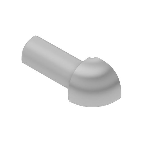 RONDEC Outside Corner 90° - PVC Plastic Light Grey 1/4" (6 mm) 
