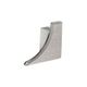 DILEX-AHKA Right End Cap with 3/8" Radius Anodized Aluminum Greige