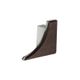 DILEX-AHKA Right End Cap with 3/8" Radius Anodized Aluminum Dark Anthracite