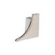 DILEX-AHKA Cap de fermeture droit avec un rayon de 3/8" Aluminium Ivoire