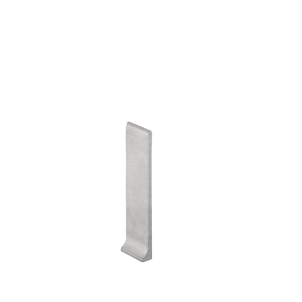 Schluter DESIGNBASESL End Cap Right Stainless Steel (V2) Brushed 43/8" (110 mm) (ERDBSL110EB