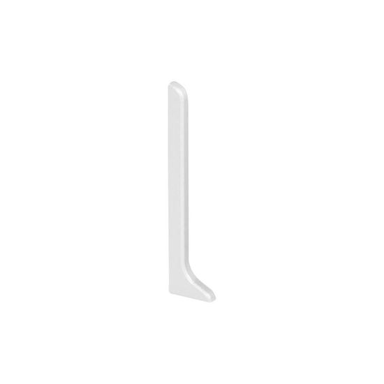 DESIGNBASE-SL Cap de fermeture de droite - aluminium blanc mat 2-3/8" (60 mm) 