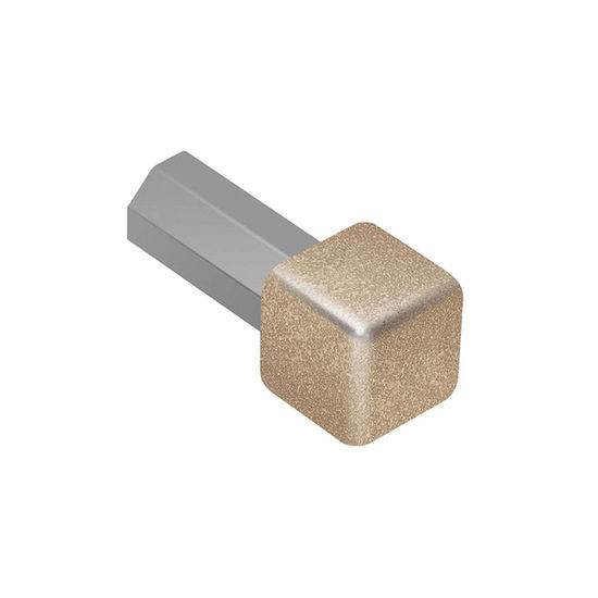 QUADEC Coin intérieur/extérieur 90° - aluminium beige 3/8" (10 mm) 