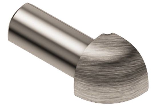 RONDEC Outside Corner 90° Anodized Aluminum Brushed Nickel 3/8" (10 mm)