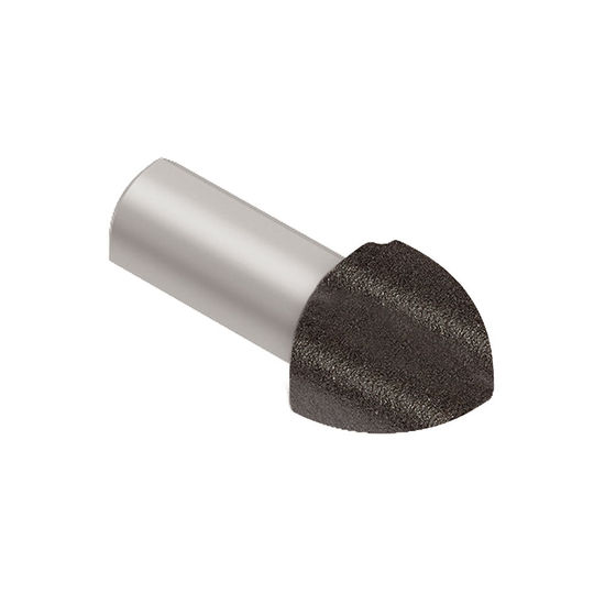 RONDEC Outside Corner 90° - Aluminum Dark Anthracite 3/8" (10 mm) 