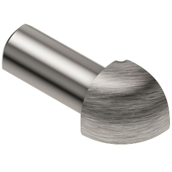 RONDEC Outside Corner 90° - Aluminum Anodized Brushed Nickel 1/4" (6 mm) 