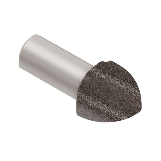 RONDEC Coin extérieur 90° - aluminium anthracite clair 1/4" (6 mm) 