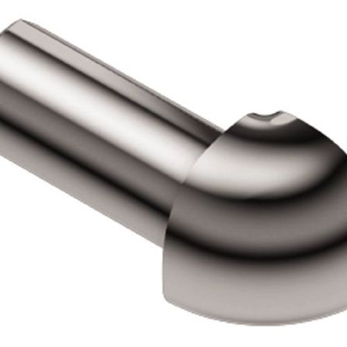 Schluter - QUADEC - Coin intérieur/extérieur 90° - acier inoxydable (V2) brossé 17/32