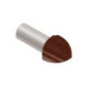 RONDEC Coin extérieur 90° Aluminium Brun rustique 5/16" (8 mm)