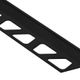 FINEC Profilé de finition et de protection des rebords - aluminium noir mat 11/32" (9 mm) x 8' 2-1/2"