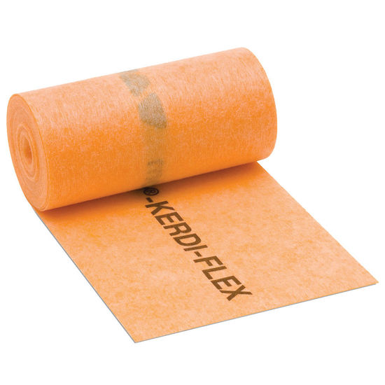 Schluter Systems Kerdi-Band Orange Plastic Waterproofing Tile Membrane Schluter Systems Kerdi-Band Orange Plastic Waterproofing Tile Membrane