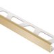JOLLY-P Profilé de bordure de mur PVC Beige clair 7/16" (11 mm) x 8' 2-1/2"
