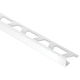 JOLLY-P Profilé de bordure de mur PVC Gris clair 1/2" (12.5 mm) x 8' 2-1/2"