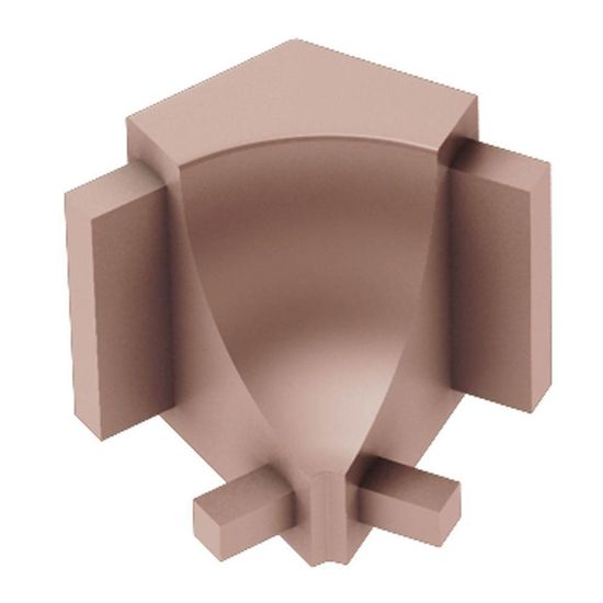 DILEX-AHK Inside Corner 135° with 3/8" (10 mm) Radius - Aluminum Anodized Matte Copper