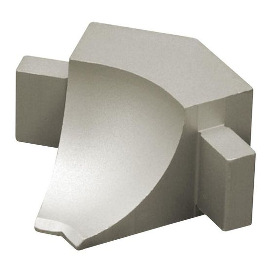DILEX-AHKA Inside Corner 135° with 3/8" (10 mm) Radius - Aluminum Anodized Matte Nickel