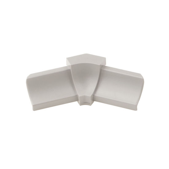 DILEX-PHK Inside Corner 135° with 3/8" (10 mm) Radius - PVC Plastic Classic Grey