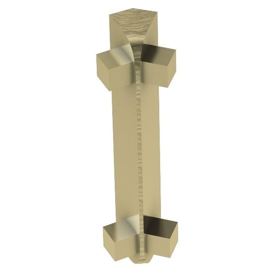 RONDEC-CT Inside Corner 135° - Aluminum Anodized Brushed Brass 3/8" (10 mm) 