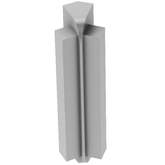 RONDEC-STEP Inside Corner 135° with Vertical Leg 1-1/2"  - Aluminum Anodized Matte 3/8" (10 mm) 