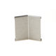 SCHIENE-STEP Inside Corner 135° with 1-1/2" Vertical Leg Stainless Steel (V2) Brushed 11/32" (9 mm) x 8' 2-1/2"