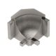 DILEX-AHK Inside Corner 90° with 3/8" Radius Anodized Aluminum Brushed Nickel