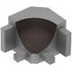 DILEX-AHK Inside Corner 90° with 3/8" (10 mm) Radius - Aluminum Dark Anthracite