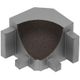 DILEX-AHK Coin intérieur 90° avec un radius de 3/8" Aluminium Anthracite foncé