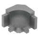 DILEX-AHK Inside Corner 90° with 3/8" Radius Aluminum Pewter