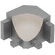 DILEX-AHK Coin intérieur 90° avec un radius de 3/8" (10 mm) - aluminium ivoire