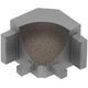 DILEX-AHK Inside Corner 90° with 3/8" Radius Aluminum Light Anthracite
