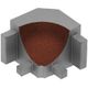 DILEX-AHK Coin intérieur 90° avec un radius de 3/8" Aluminium Brun rustique