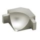 DILEX-AHKA Inside Corner 90° with 3/8" Radius Anodized Aluminum Matte Nickel