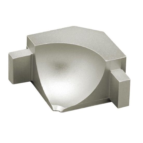 DILEX-AHKA Inside Corner 90° with 3/8" (10 mm) Radius - Aluminum Anodized Matte Nickel
