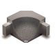 DILEX-AHKA Inside Corner 90° with 3/8" Radius Anodized Aluminum Pewter
