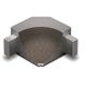 DILEX-AHKA Inside Corner 90° with 3/8" Radius Anodized Aluminum Light Anthracite
