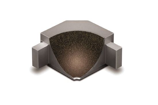 DILEX-AHKA Coin intérieur 90° avec un radius de 3/8" (10 mm) - aluminium bronze