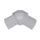 DILEX-PHK Inside Corner 90° avec un radius de 3/8" Plastique PVC Gris classique