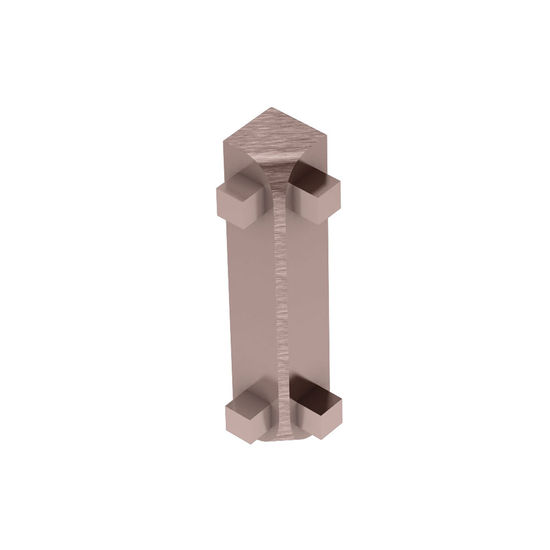 RONDEC-CT Inside Corner 90° - Aluminum Anodized Brushed Copper 3/8" (10 mm) 