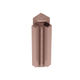 RONDEC-STEP Inside Corner 90° with 1-1/2" Vertical Leg Anodized Aluminum Brushed Copper 5/16" (8 mm)