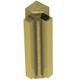 RONDEC-STEP Inside Corner 90° with Vertical Leg 1-1/2"  - Aluminum Anodized Brushed Brass 5/16" (8 mm) 