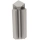 RONDEC-STEP Inside Corner 90° with 2-1/4" Vertical Leg Anodized Aluminum Satin Nickel 5/16" (8 mm)