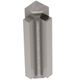 RONDEC-STEP Inside Corner 90° with 1-1/2" Vertical Leg Anodized Aluminum Brushed Nickel 5/16" (8 mm)