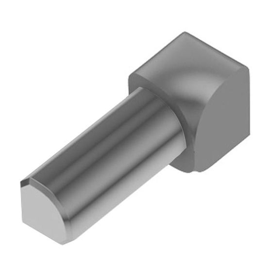 RONDEC Inside Corner 90° - Aluminum Grey 3/8" (10 mm) 