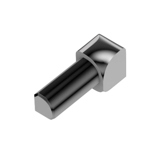 Schluter - RONDEC - Coin intérieur 90° - alum. anodisé nickel poli 1/2
