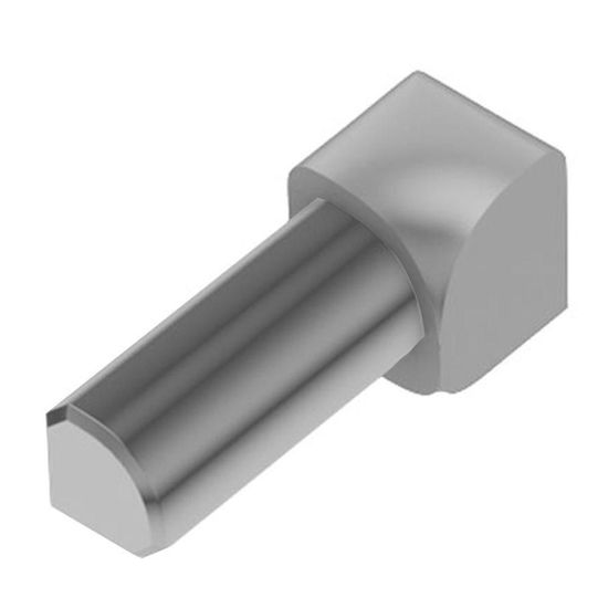 RONDEC Inside Corner 90° - Aluminum Classic Grey 1/4" (6 mm) 