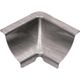 DILEX-EHK Inside Corner 90° 2-Way with 23/32" Radius Stainless Steel (V2) Brushed